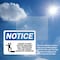 Signmission Ladder To Roof Access Requires OSHA Notice Sign, Plastic, 10in W x 7in L, 2PK OS-2PACK-NS-P-710-L-13950 - alternate 4
